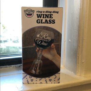 NEW BIGMOUTH INC RING A DING DING WINE GLASS